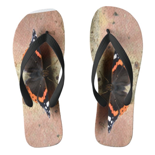 Tongs Flip Flop Papillon Amiral Rouge (Semelle)