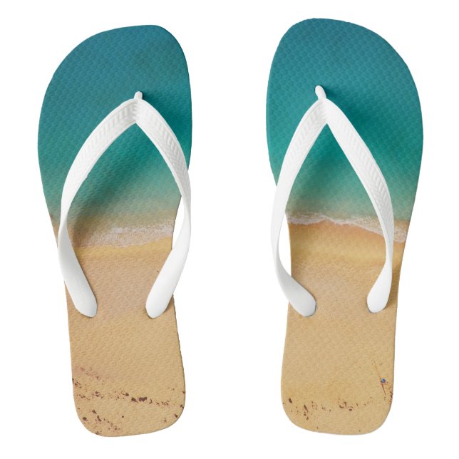 Tongs Flip Flop sur la plage de sable doux (Semelle)