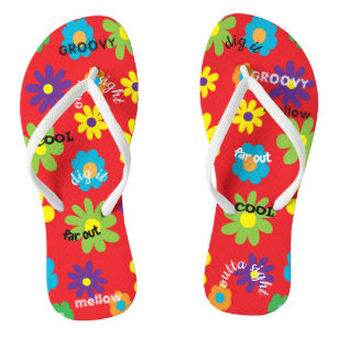 Tongs Flip Flops adultes "Fleurs Super" Flip Flops