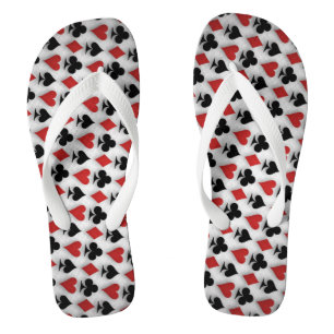 Tongs Flip Flops/Cartes Adultes, Large Strap