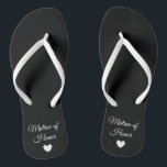 Tongs Flip-Flops - Heart Fab Matron d'honneur<br><div class="desc">Flip Flops pour les membres de votre fête nuptiale ! Facilement personnalisable,  changez les couleurs de la sangle,  les couleurs uniques,  ajoutez du texte ou d'autres images !</div>