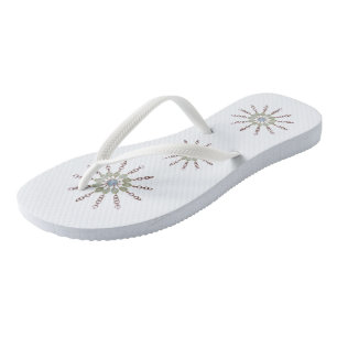 Tongs Flip-Flops - Perles et étoiles de chaîne