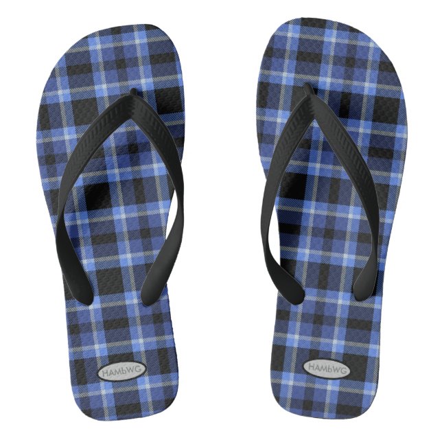 Tongs Flip-flops Plaid pour hommes HAMbWG Flip Flops pou (Semelle)