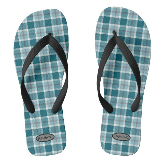Tongs Flip-flops Plaid pour hommes HAMbWG Flip Flops pou (Semelle)
