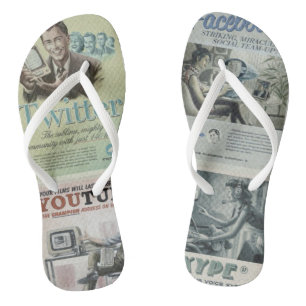 Tongs Flip Flops sur les médias sociaux