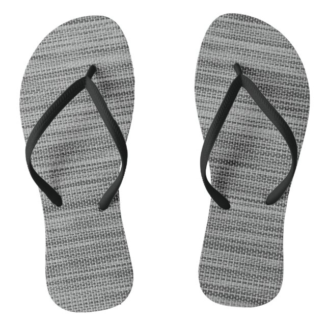 Tongs Flip Flops Tissu Gris Faux (Semelle)