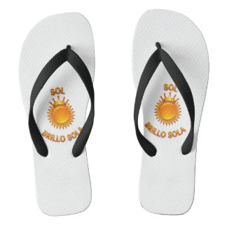 Tongs Flip Flops with Sol Brillo Sola Logo | Inspiration
