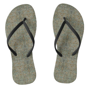 Tongs Flop bas vers le haut des sables du désert