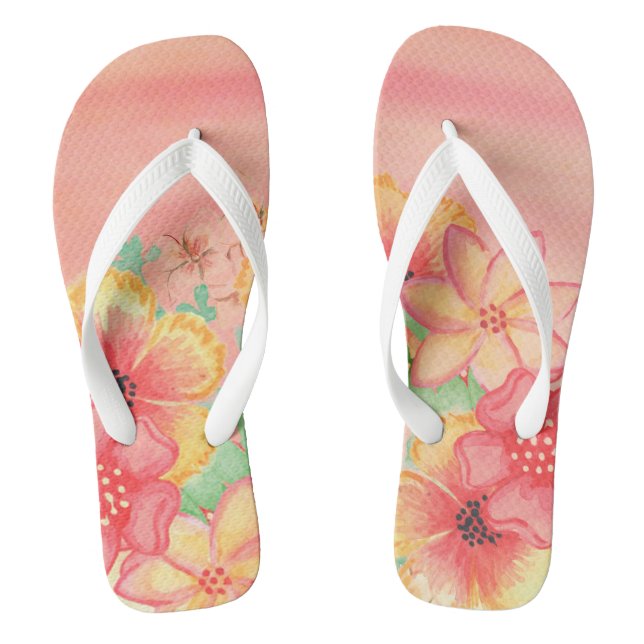 Tongs Floral (Semelle)