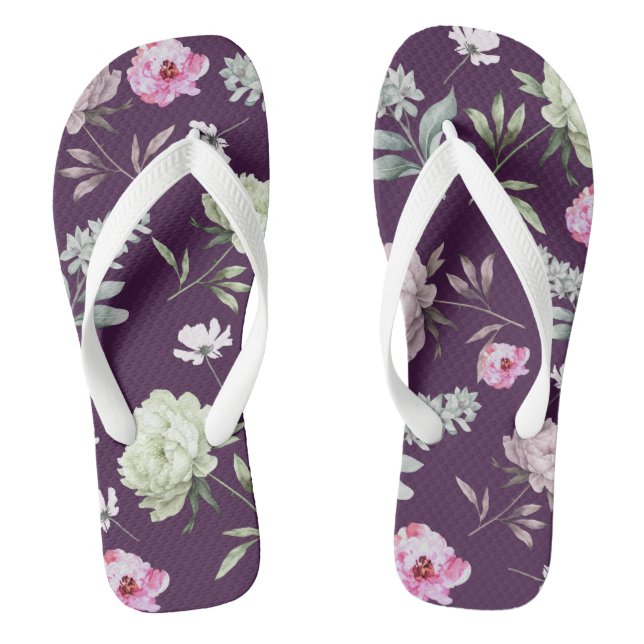 Tongs Floral (Semelle)