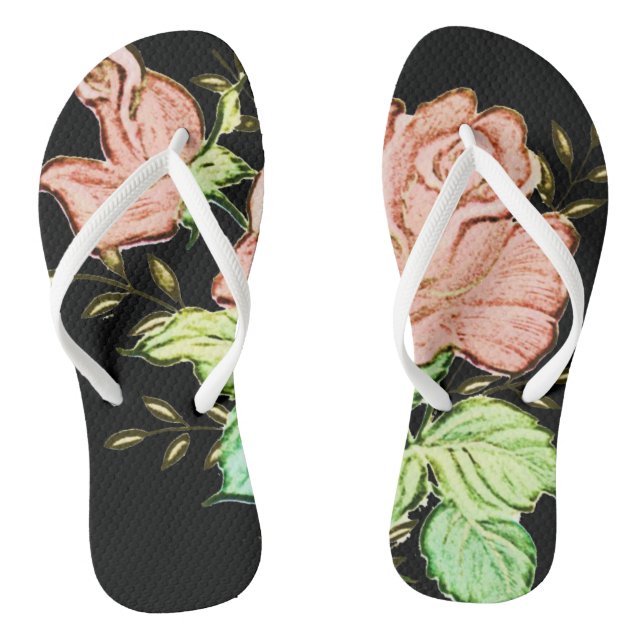 Tongs Floraux (Semelle)