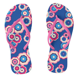 Tongs Flore rétro