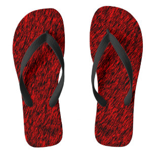 Tongs "Forêt rouge" 