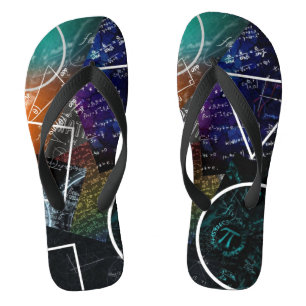 Tongs Formule mathématique Flip Flops