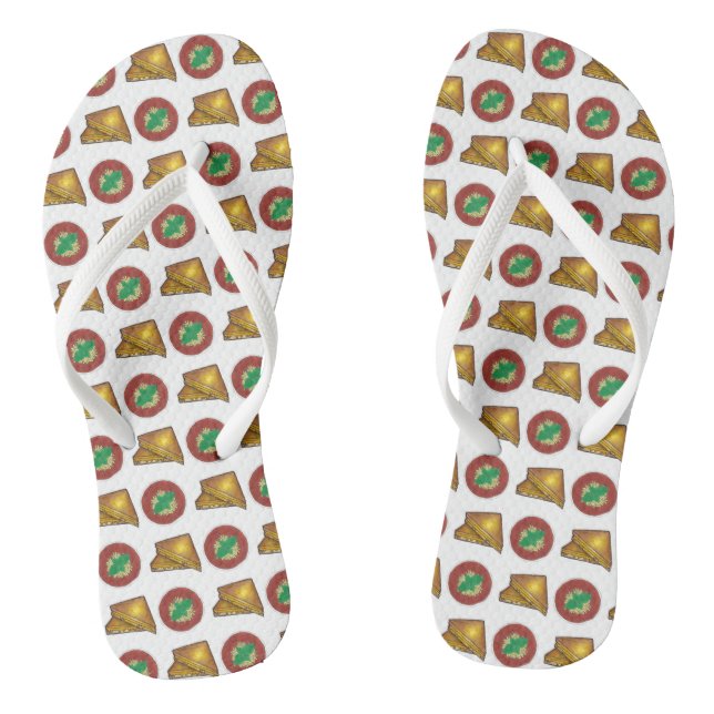 Tongs Fromage grillé Sandwich Soupe de tomate Foie (Semelle)