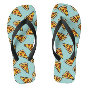 Tongs Fun Pepperoni Pizza Flip Flops