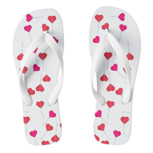 Tongs Funny Lolly Red Heart   Motif Lollipop