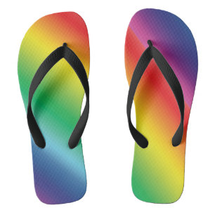 Tongs Gay pride arc-en-ciel moderne lgbtq motif fun
