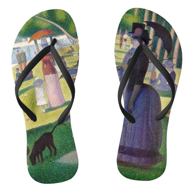 Tongs Georges Seurat - Un dimanche après-midi à l'île de (Semelle)