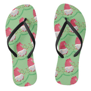 Tongs Gnomie Christmas Flip Flops