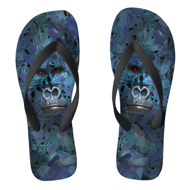 Tongs Gorilla Find me série Men Blue Flip Flops (Semelle)