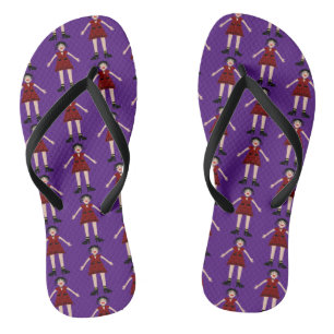 Tongs Gothique Halloween Vampire Lady Patterned