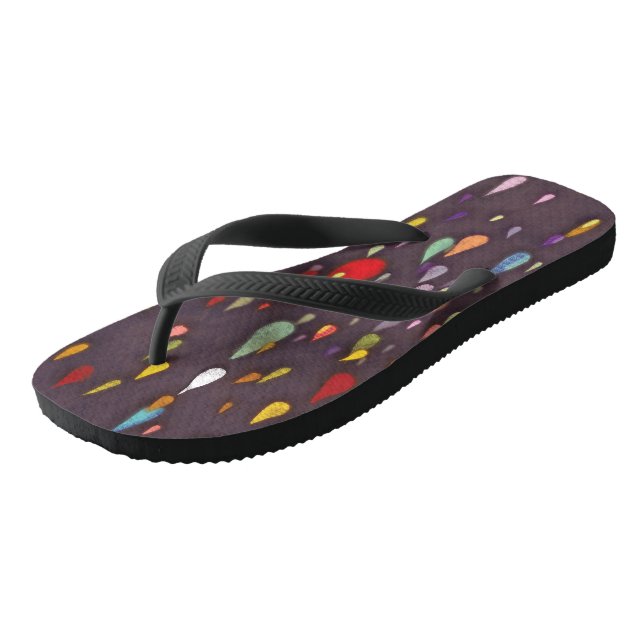 Tongs Gouttes Colorées (Incliné)