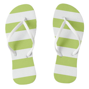 Tongs Grandes Tailles Vertes, Grandes Tailles Blanches, 
