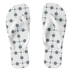 Tongs Gray Polka Dots, Polka Dot Pattern, Dots