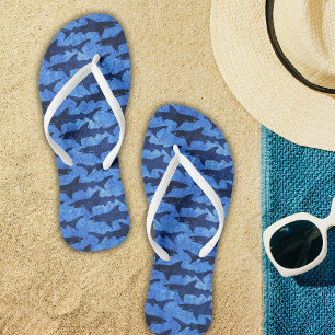 Tongs Great White Sharks Beach Party Amusement