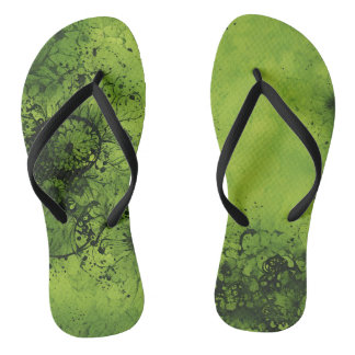 Tongs Green Grunge