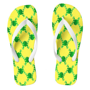 Tongs Grenouilles mignonnes de bande dessinée