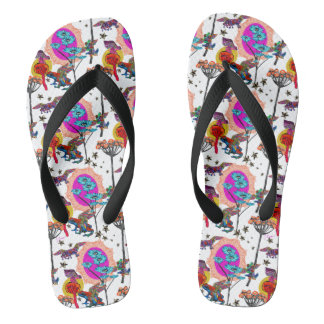 Tongs Grenouilles volantes colorées