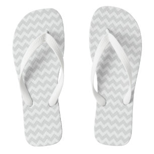 Tongs Grey Chevron