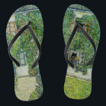 Tongs Gustav Klimt - La Maison de Guardaboschi<br><div class="desc">Maison de Guardaboschi / Maison à Weissenbach du lac Attersee - Gustav Klimt,  Huile sur toile,  1912</div>