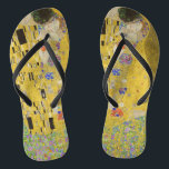 Tongs Gustav Klimt - Le baiser<br><div class="desc">The Kiss / Der Kuss - Gustav Klimt en 1907-1908</div>