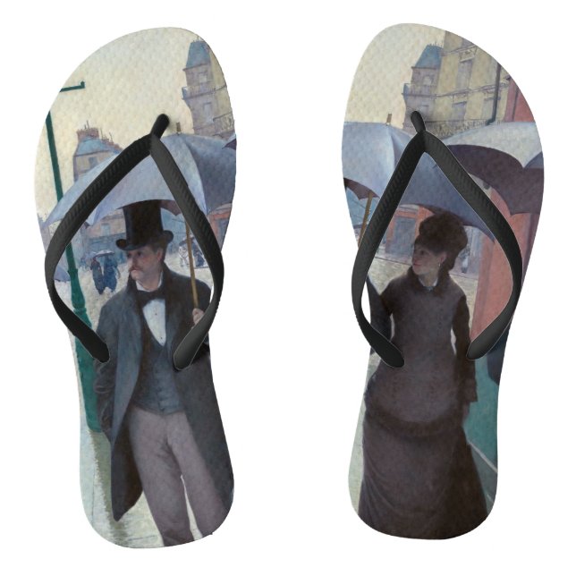 Tongs Gustave Caillebotte - Paris Street ; Rainy Day (Semelle)