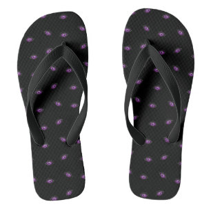 Tongs Halloween, Yeux Violets, Trucs Ou Traitements, Boi