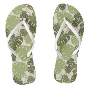 Tongs Hanger Cliff Hawaiian Monstera Leaf