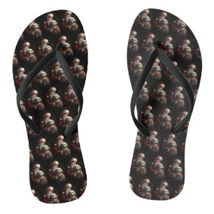 Tongs Havanais avec Noël Festif du Père Noël