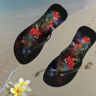 Tongs Hawaii Midnight Garden Flip Flop