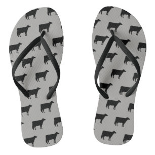 Tongs Holstein Cow Silhouettes Motif Fun Farmer