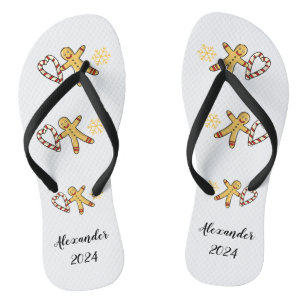 Tongs Homme en pain d'épices amour