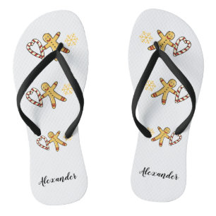Tongs Homme en pain d'épices amour