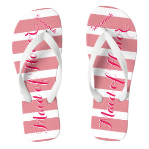 Tongs Homologuée personnalisée en rose d'honneur ou coul
