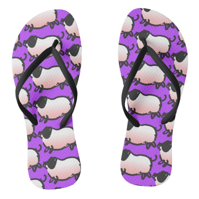 Tongs Humour 3 Année du Cochon 2019 Choix Couleur Femme  (Semelle)