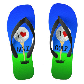Tongs I Love Golf