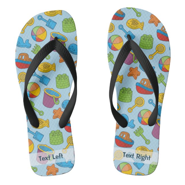 Tongs Icônes de Jouets de Plage (Semelle)