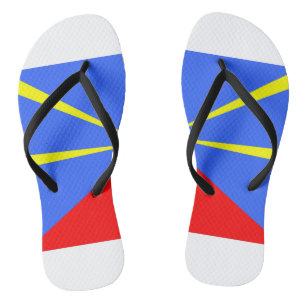 Tongs Île de la Réunion Drapeau 974