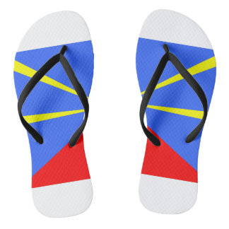 Tongs Île de la Réunion Drapeau 974